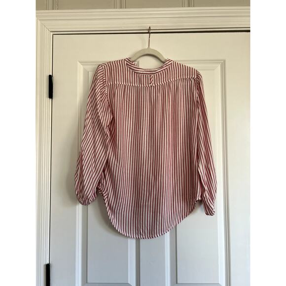 Tommy Hilfiger Red and White Striped Blouse, size Small - Picture 4 of 7